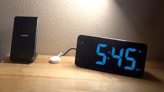 LIELONGREN Digital Alarm Clock Unboxing and Set-up!!