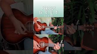 Perfect Ed Sheeran Guitar Tutorial (Chorus) // Perfect Guitar Lesson #Shorts