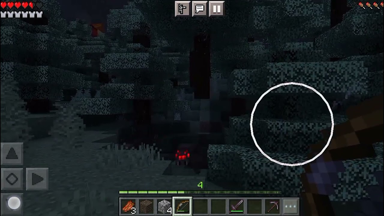 playing Minecraft fight with zombie
