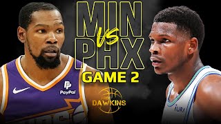 Minnesota Timberwolves vs Phoenix Suns Game 2 Full Highlights | 2024 WCR1 | FreeDawkins screenshot 5