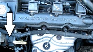 How To Replace The Alternator On A 2 7l Chrysler Engine Sebring Intrepid Stratus 1998 2010 Youtube