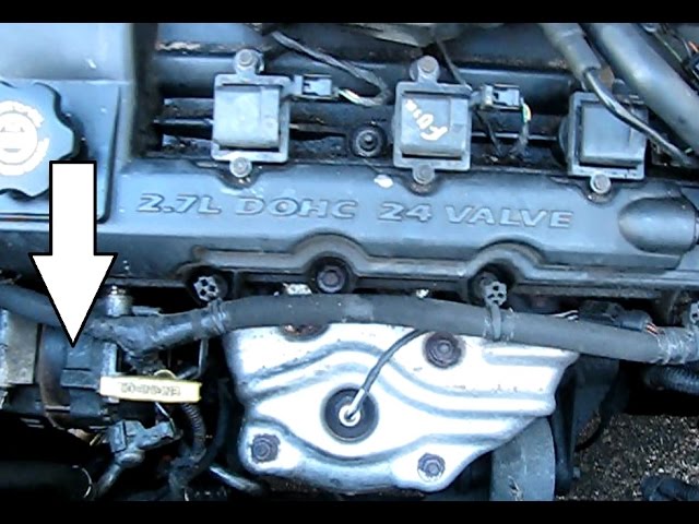 How To Replace The Alternator On A 2 7l Chrysler Engine Sebring Intrepid Stratus 1998 2010 Youtube