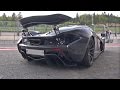 McLaren P1 Full Throttle in Race Mode on Track!