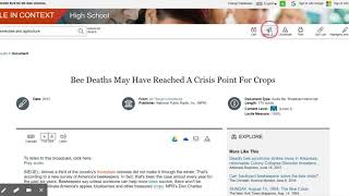 Famous Once you find a source in a Gale database Profile