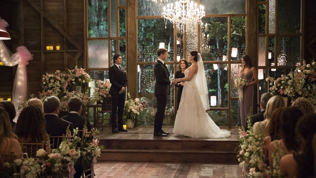 The Vampire Diaries 6x21: Stefan & Caroline #7 [Alaric and Jo's Wedding] on  Make a GIF