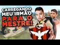 CARREGANDO MEU IRMÃO PARA O MESTRE 🔥 FREE FIRE AO VIVO!