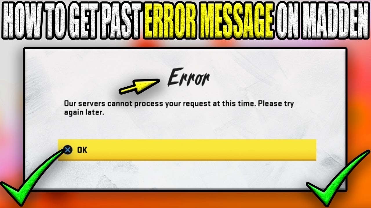 Fix error message