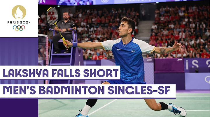 India’s Lakshya Sen loses Men’s Badminton Singles Semi-Final | Paris 2024 Highlights