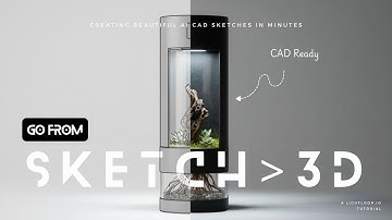 Rough Sketch to CAD Ready Product Designs (FULL GUIDE)