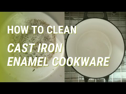 How to Clean Cast Iron Enamel Cookware the Easy