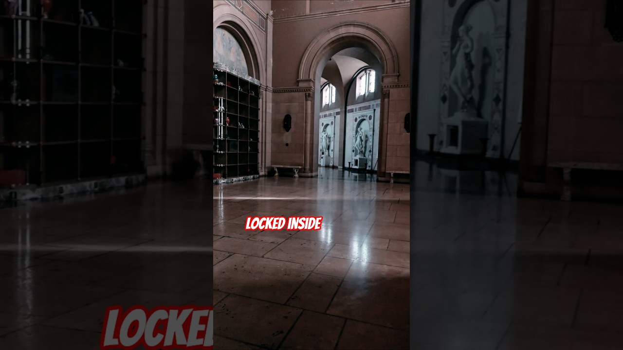 trapped in the memorial terrace at Forest Lawn part.1  