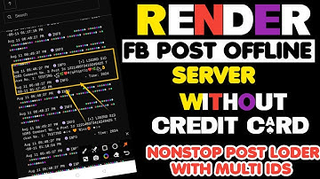 RENDER 🔥FB POST SERVER|| 😱OFFLINE POST SERVER||🔥GITHUB RENDER FB POST SERVER|| FB  COMMENTS SERVER