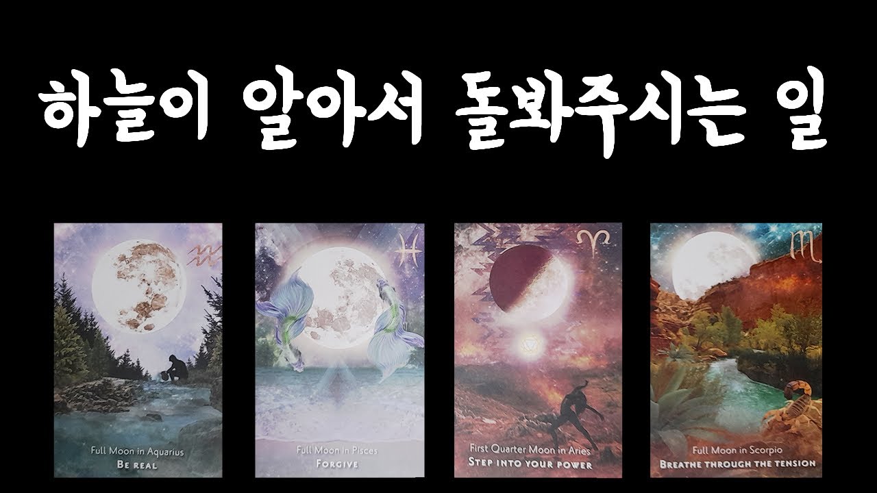 [타로카드] 하늘이 알아서 돌봐주시는 일🌝🌞