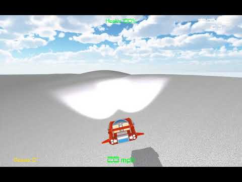 G-Zero Hovercraft Racing Game - Terrain Following