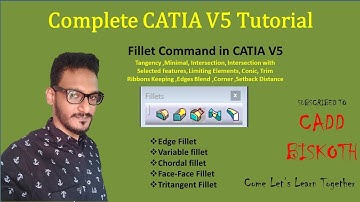 Edge Fillet all options explained in Detail I CATIA V5 I Blend cornerI Trim Ribbons I Selection mode