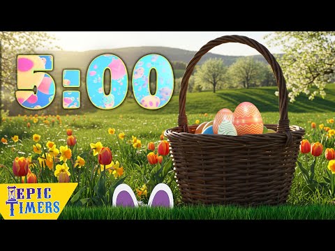 5 Minute Music Easter Egg Hunt Timer!