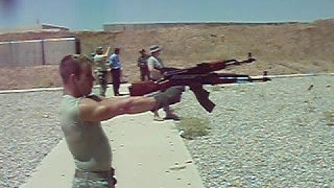 Dual wielding AK-47s