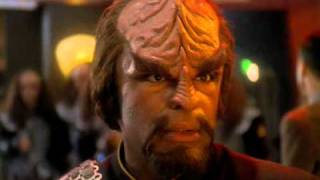 Star Trek  DS9  Worf Kicks Arse