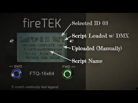 Script Loading with USB Drive - Manual ID Selection