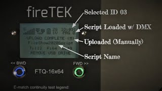 Script Loading with USB Drive - Manual ID Selection
