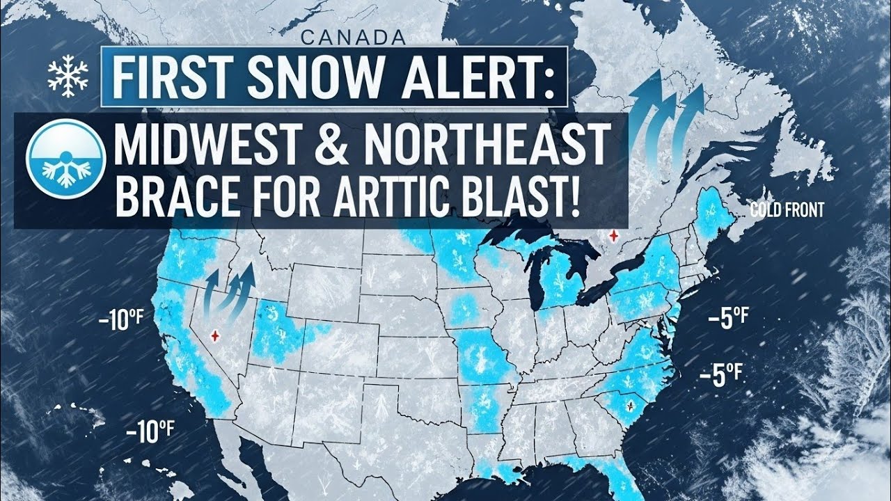 First Snow Alert: Midwest & Northeast Brace for Arctic Blast!#FirstSnow ...