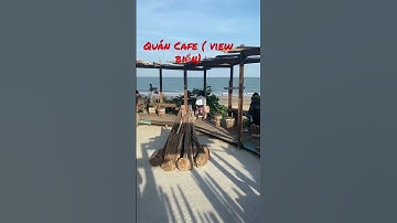 Quán cafe view biển .....Ngồi đay ngắm biển là y bài .Bãi biển Đồi Dương .