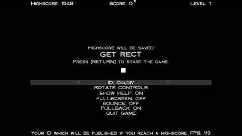 LÖVE Project: "Get Rect" (Small Game) - UPDATE