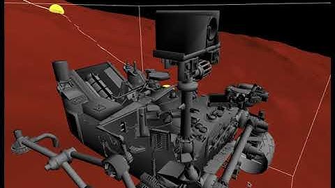 Mars Rover on the Mars Terrain Openframework Project