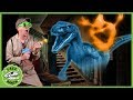 Dinosaur Ghost at Haunted Hotel! Kids Pretend Play Mystery with Giant Blaster Toys