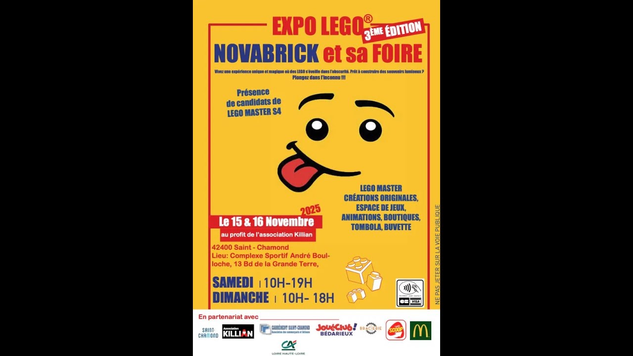 ⁣𝟰𝟮𝗧𝗩 Event | NOVABRICK Saint-Chamond : l’événement Lego à ne pas manquer !