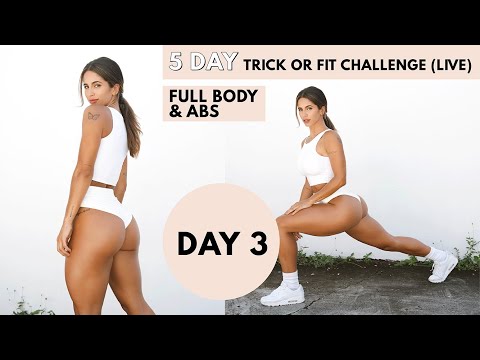 TRICK OR FIT CHALLENGE DAY 3 (FULL BODY & ABS)