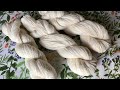 綿の単糸(1本撚り)から双糸(2本撚り)にする動画  / / 2ply yarn(cotton)