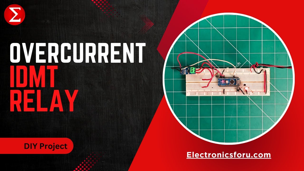 Реле защиты от перегрузки по току/IDMT с использованием Arduino Nano и датчика тока ACS712