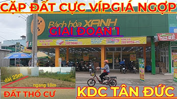 Bán cặp lô đất 16A1cực đẹp giá ngợp tại giai đoạn 1 KDC Tân Đức