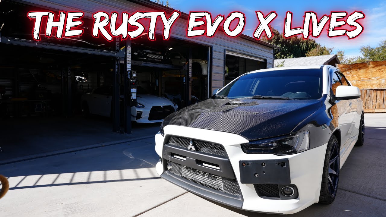 Первый тест-драйв моего Mitsubishi Evolution X | Много карбонового волокна!