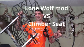 Lone Wolf Stand Mod VS Hand Climber Seat for Saddle Hunting