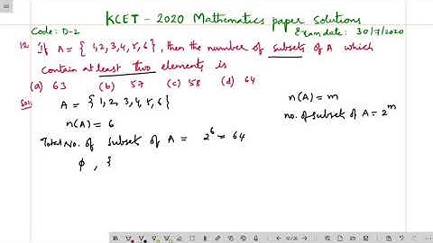 If A={1,2,3,4,5,6} then the number of subsets of A which contain atleast two elements Is