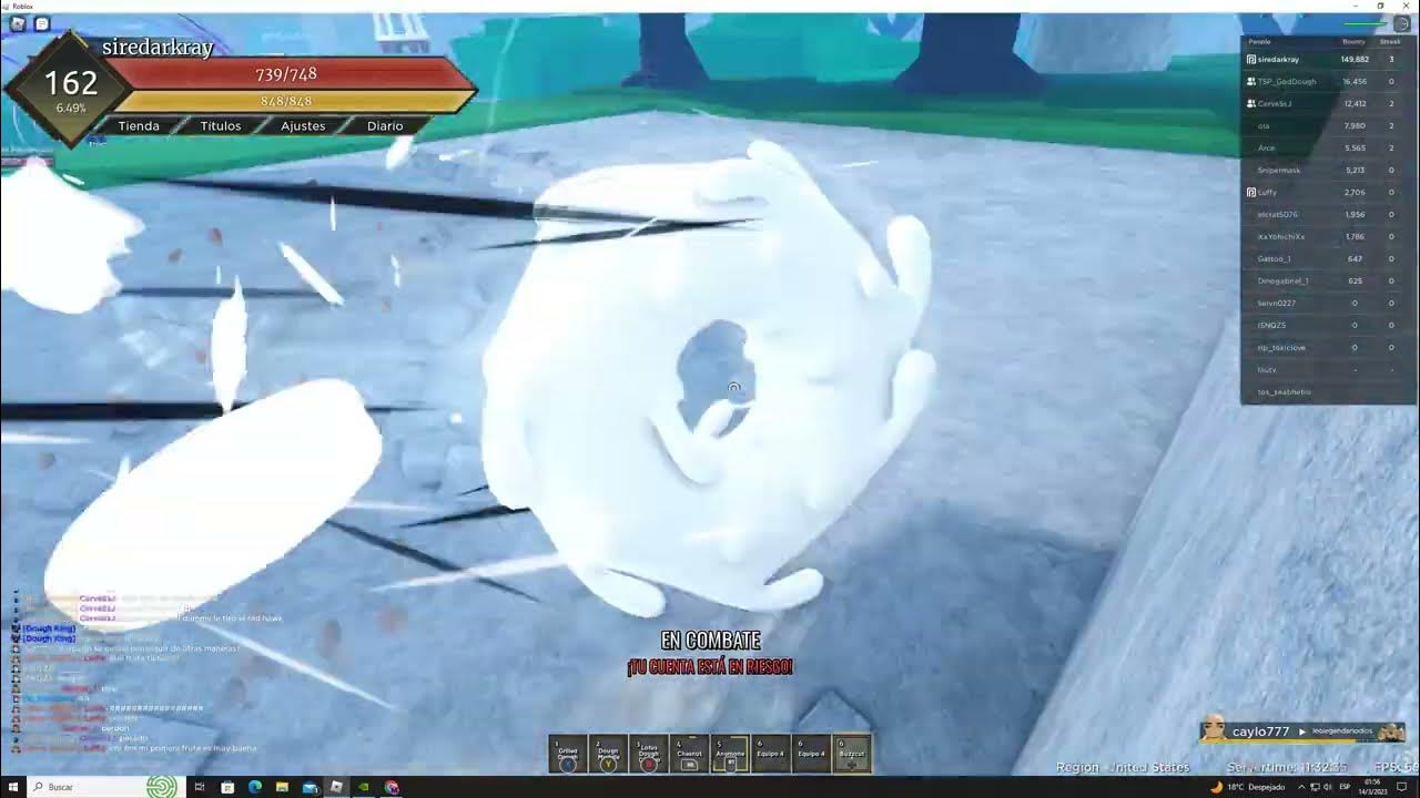 DOUGH SHOWCASE IN FRUIT BATTLEGROUNDS YouTube