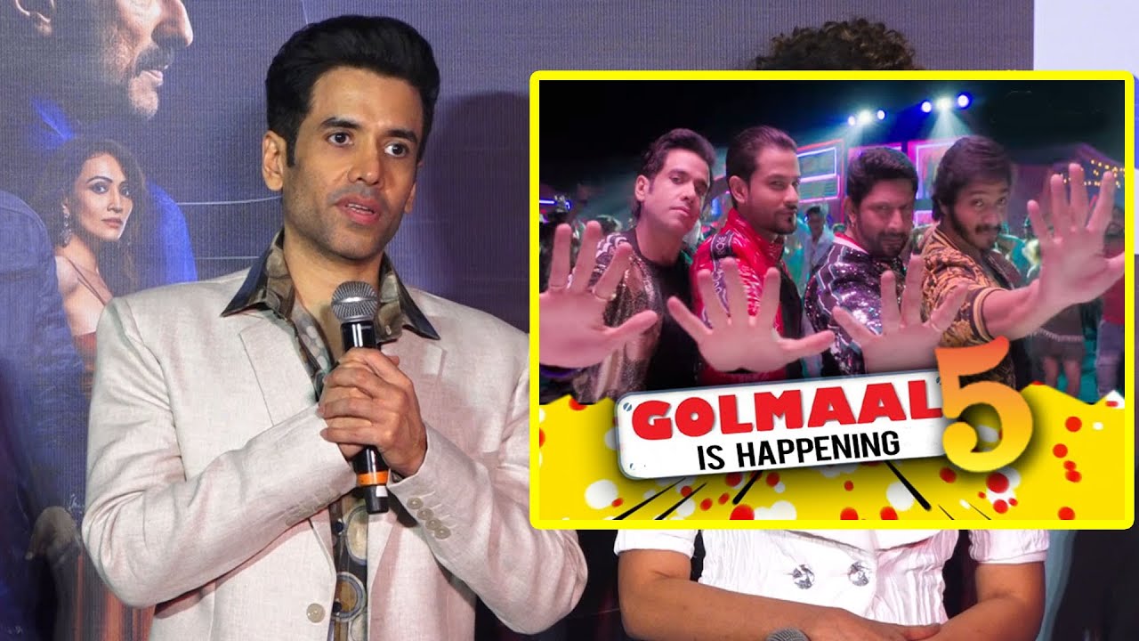 Tusshar Kapoor Gives BIG Hint On Golmaal 5? | Maarrich Trailer Launch