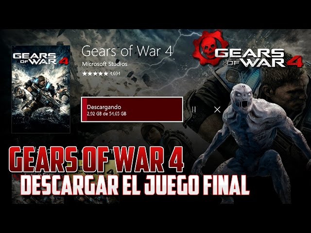 ▷GEARS OF WAR 4 PC ESPAÑOL