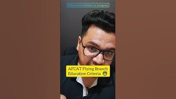 AFCAT Flying Branch Education Qualification | By Sunil Adhikari #shorts #shortsvideo