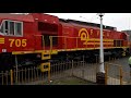 LOCOS EMD JT26CW-2B #705 &amp; SD40T-2 #1024