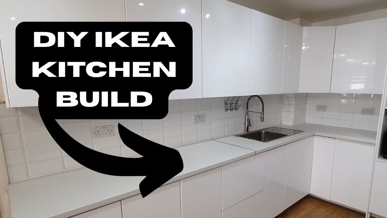 DIY IKEA Kitchen Replace Build - YouTube