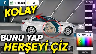 EN KOLAY ÇİZİM YAPMA TAKTİĞİ ! * herşeyi çizin * - Car Parking Multiplayer