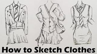 How To Draw Clothes and Wrinkles - BEGINNERS TUTORIAL