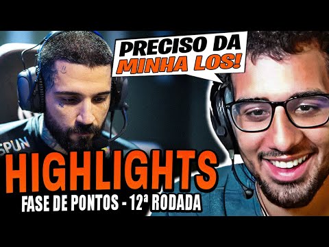 MELHORES MOMENTOS do CBLOL 2024: 12ª Rodada | Fase de Pontos - 2ª Etapa | Os Liões do Rift