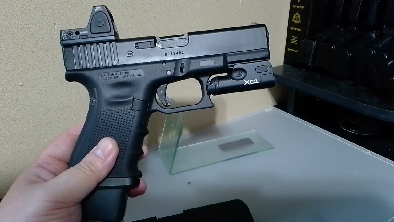 【エアガン】【比較】マルイ Glock19 gen4 VS VFC Glock45 質感、初速、BLKの強さ。