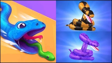 Snake Run Race - 3D Game 🐍 || New Release Game || Gameplay Walkthrough || Part 2 - Level 21 - 40