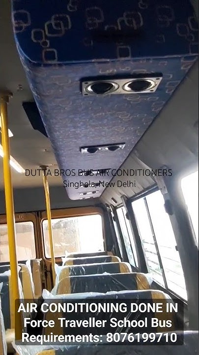 BUS AIR CONDITIONER Installation In FORCE TRAVELLER T2 School Bus By bus-air-conditioner-installation-in-force-traveller-t2-school-bus-by