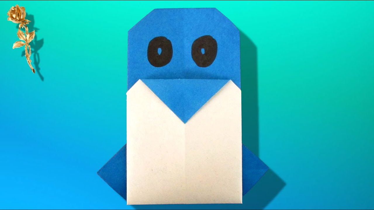 Origami facile 🐧 Pingouin YouTube
